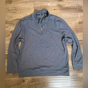 Calvin Klein men’s half zip sweater gray XL
